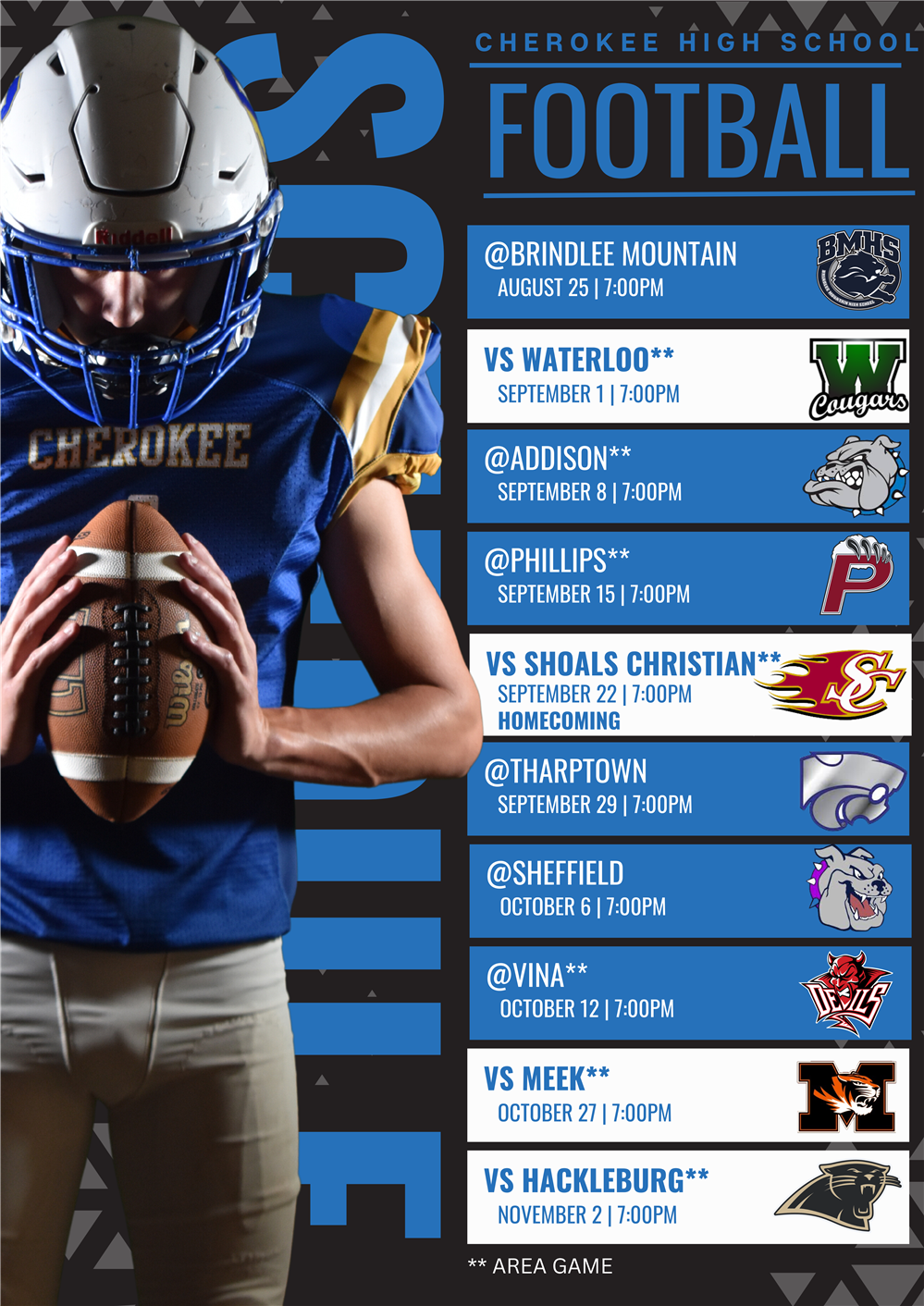 2023 football schedule